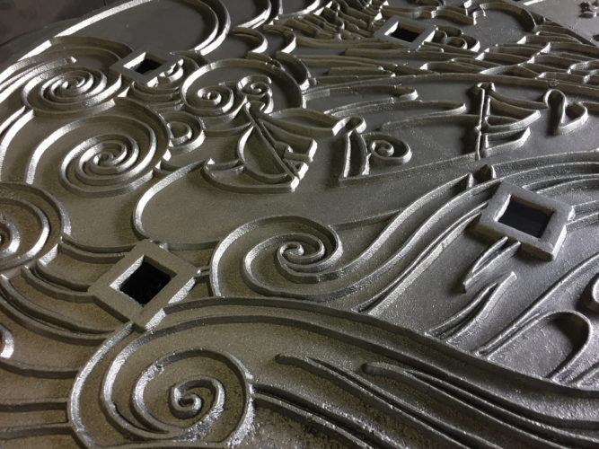 Sewer, waterworks & drainage manhole