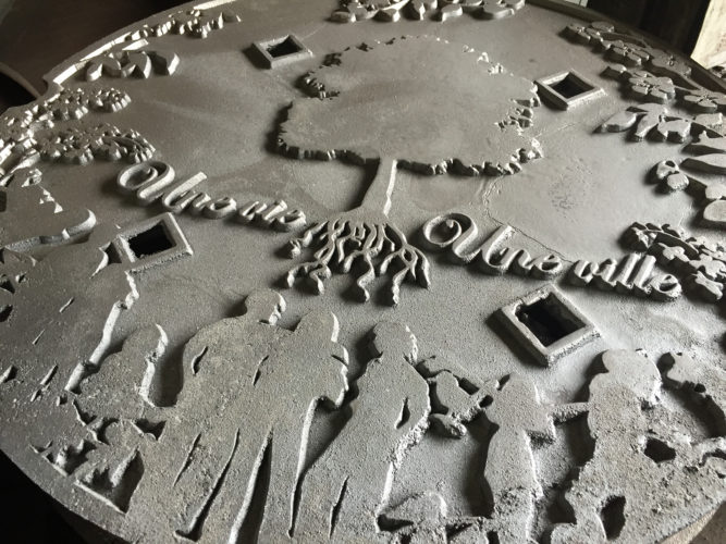 Sewer, waterworks & drainage manhole